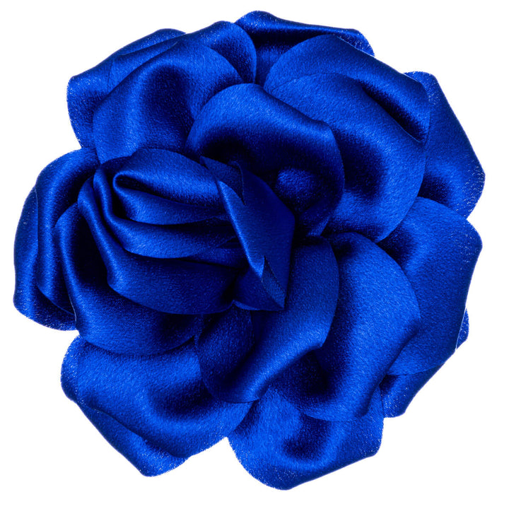 Große Satin Haar Blume und Kleid Blume 14cm