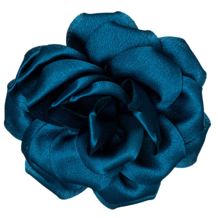 Große Satin Haar Blume und Kleid Blume 14cm