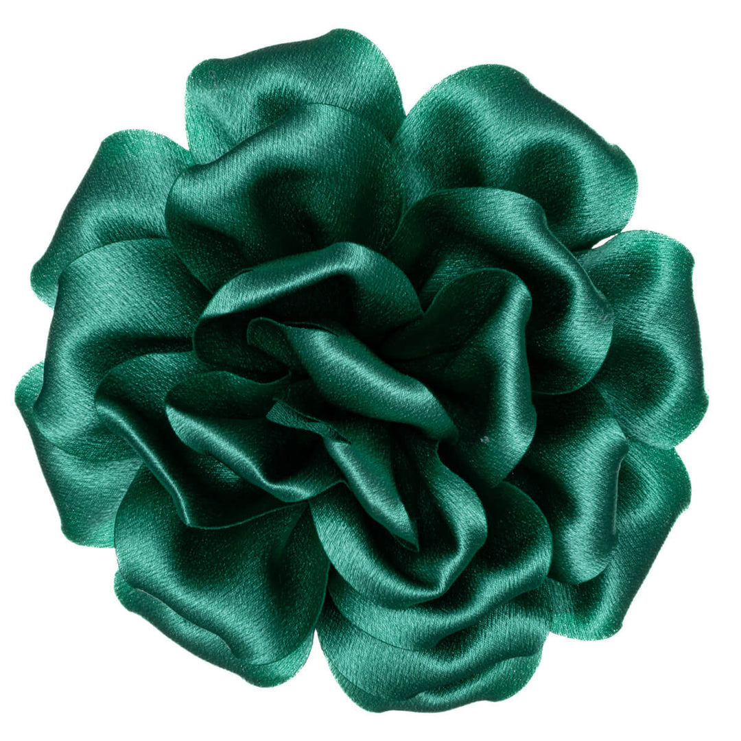 Große Satin Haar Blume und Kleid Blume 14cm