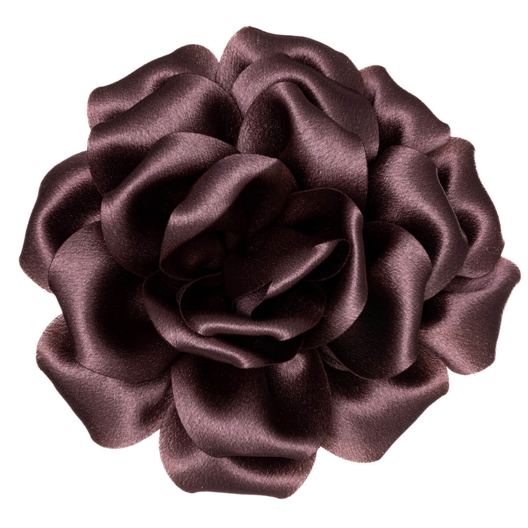 Große Satin Haar Blume und Kleid Blume 14cm