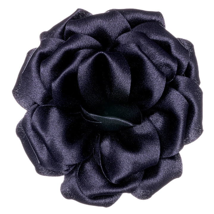 Große Satin Haar Blume und Kleid Blume 14cm