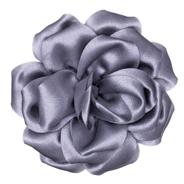 Große Satin Haar Blume und Kleid Blume 14cm