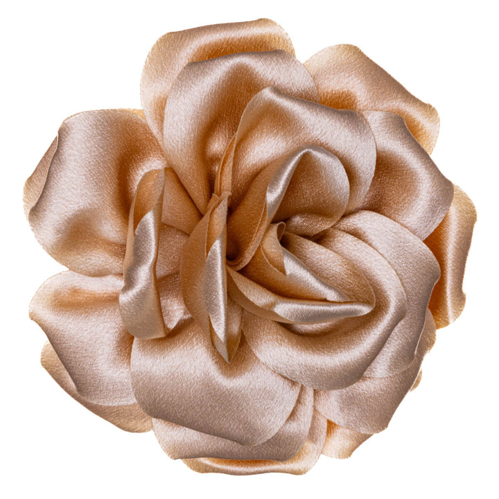 Große Satin Haar Blume und Kleid Blume 14cm