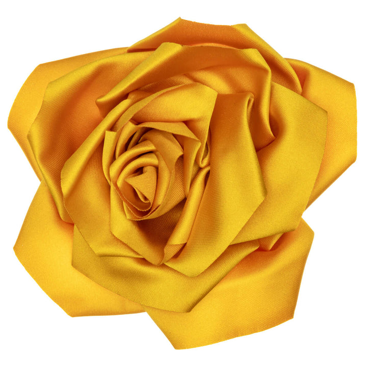 Satinrose Haar Blume und Kleid Blume 11cm