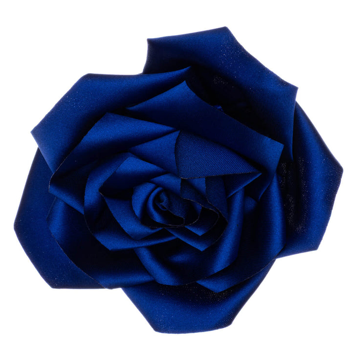 Satinrose Haar Blume und Kleid Blume 11cm