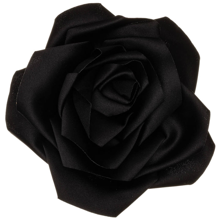 Satinrose Haar Blume und Kleid Blume 11cm