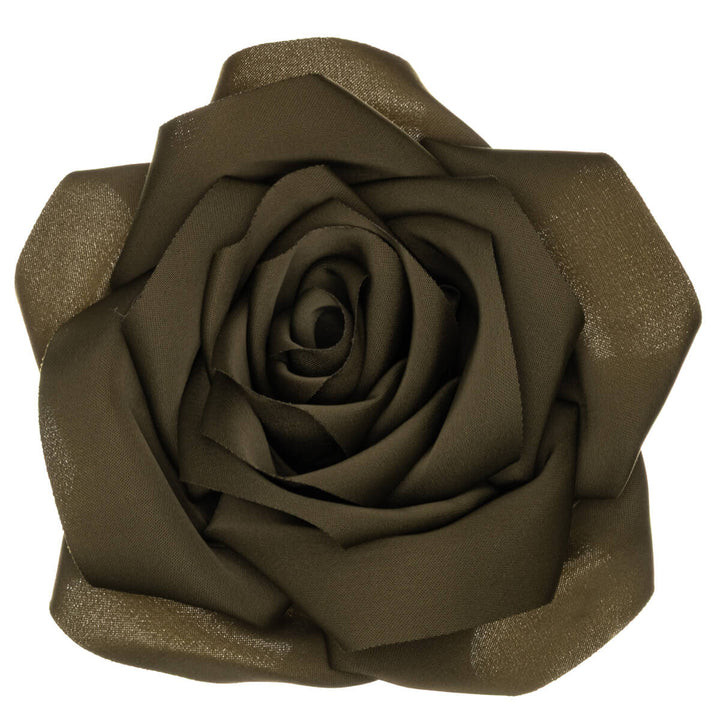 Matte Satinrose Haar Blume und Kleid Blume 11cm