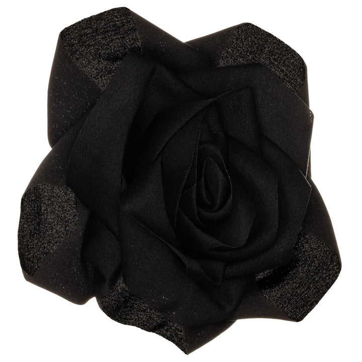 Matte Satinrose Haar Blume und Kleid Blume 11cm