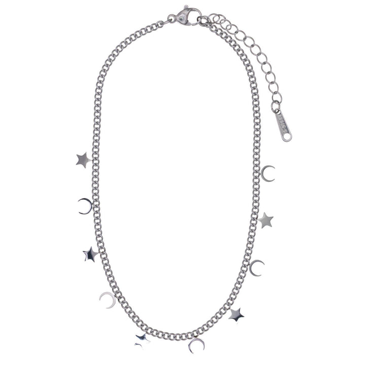 Moon and stars pendant ankle bracelet ankle chain (Steel 316L)