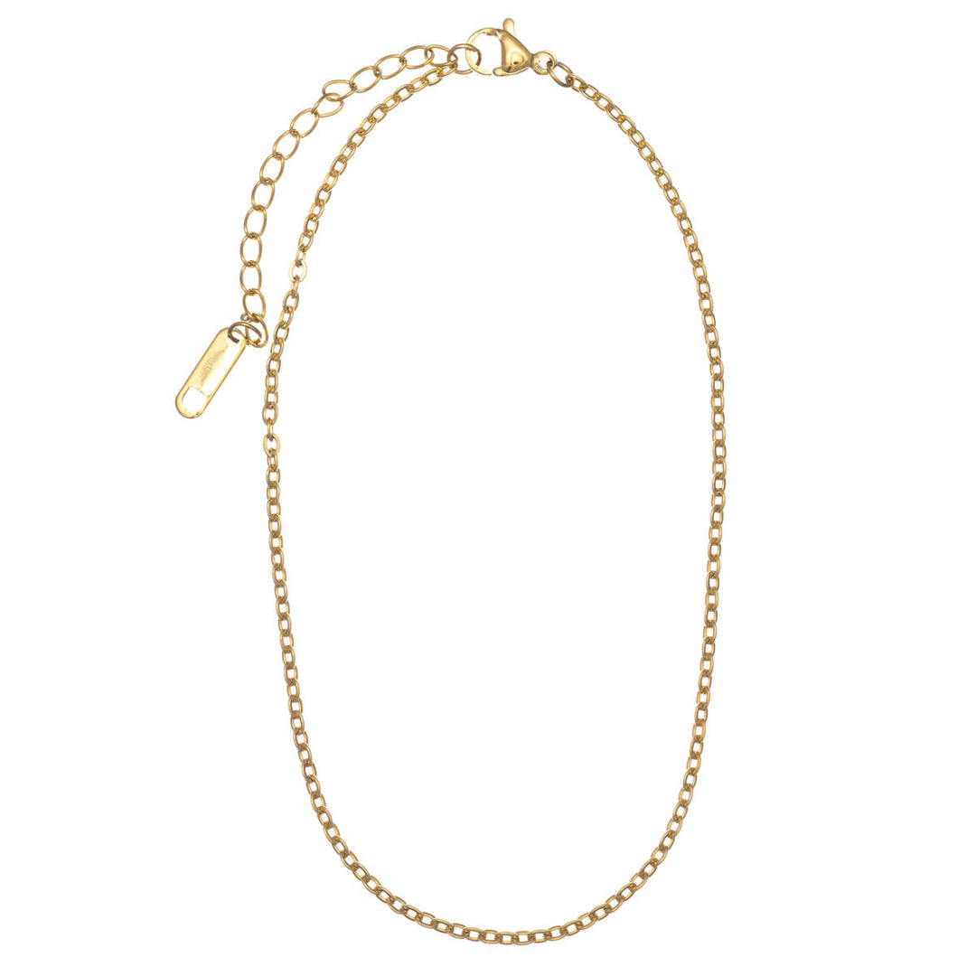 Ohut teräksinen nilkkaketju 2mm (Teräs 316L)