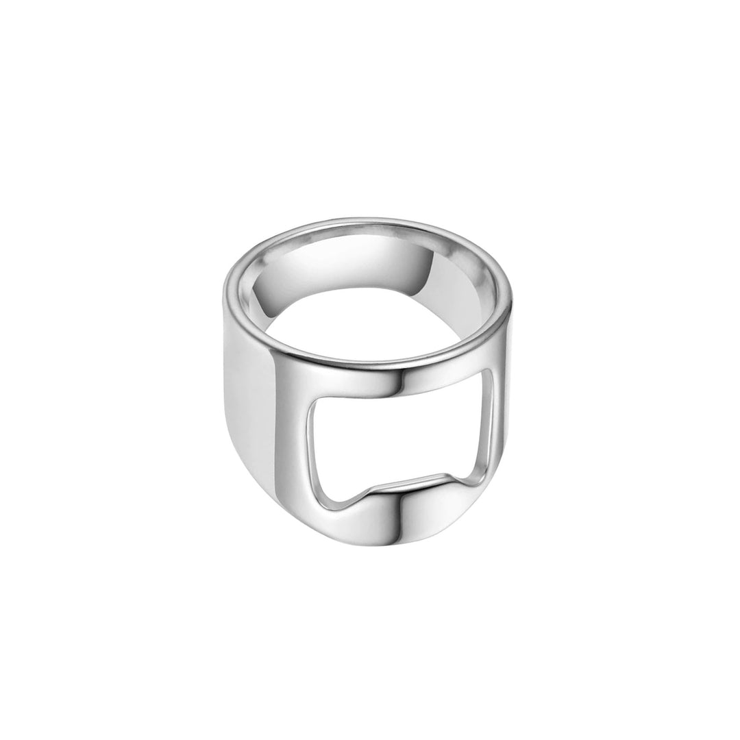 Bottle opener ring steel ring (Steel 316L)