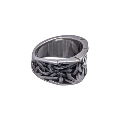 Celtic knot steel ring 13mm