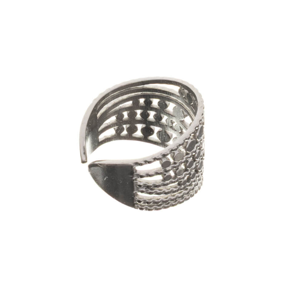 Multi row wide adjustable ring (Steel 316L)