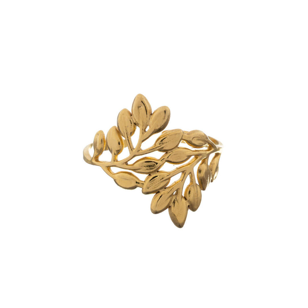 Justerbar ring i guld (316L stål) 5-delars set