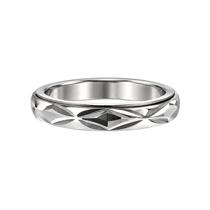 Roterande antistressring med fasettslipning, 4 mm (stål 316L)