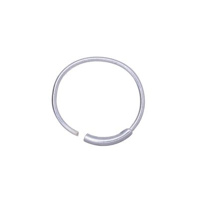 Silver nose ring nose ring 0,65mm 9mm (Silver 925)