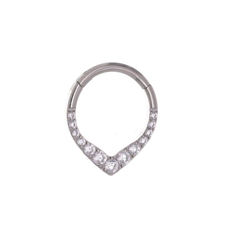 Zirconia stony clicker segment ring 1.2mm (Titanium G23)