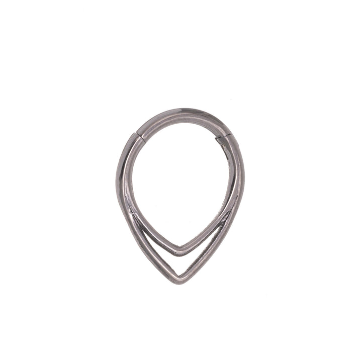 Tapered double ring clicker segment ring 1.2mm (Titanium G23)