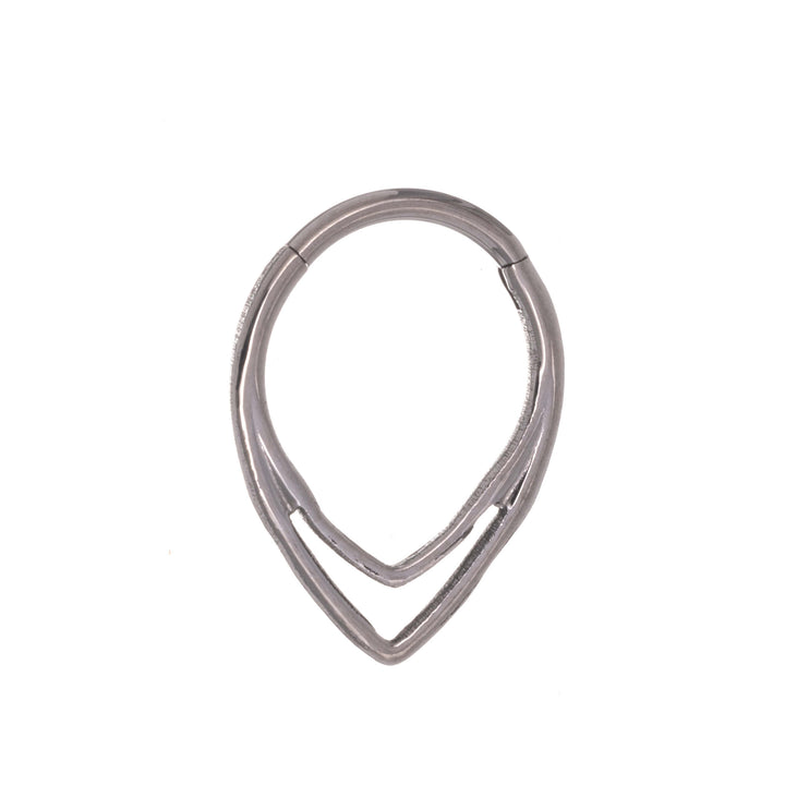 Tapered double ring clicker segment ring 1.2mm (Titanium G23)