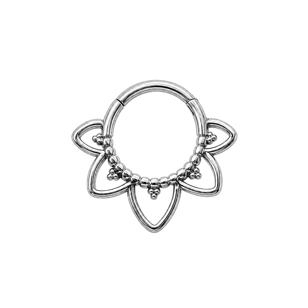 Moulded titanium segment ring clicker 1.2mm (Titanium G23)
