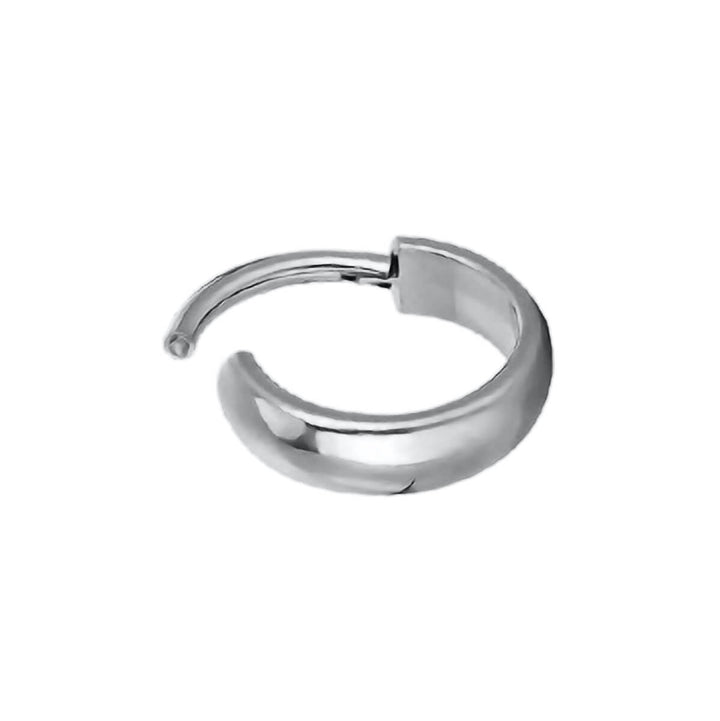 Titan gebogene Klicker breite Piercing Ring 1,2mm (Titan G23)