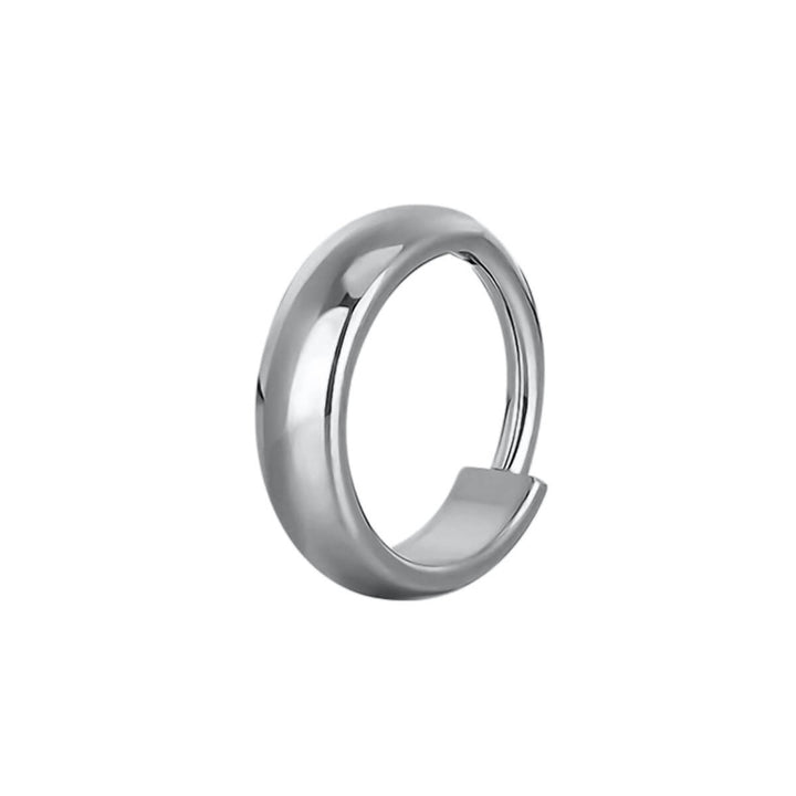 Titan gebogene Klicker breite Piercing Ring 1,2mm (Titan G23)