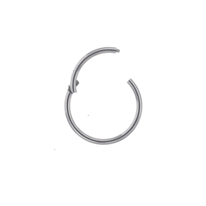 Hinged ring titanium clicker Piercing Rings 1.0mm (Titanium G23)
