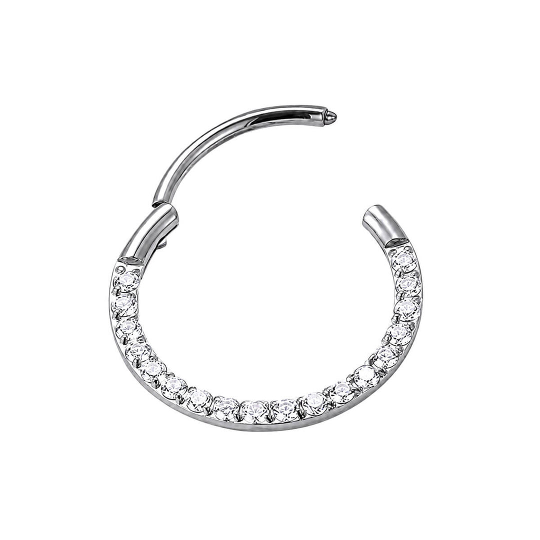Scharnierring aus Zirkonium, Clicker, 0,8 mm (Titan G23)