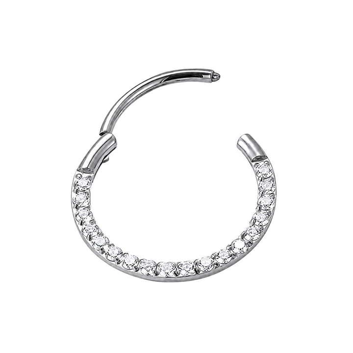 Scharnierring aus Zirkonium, Clicker, 0,8 mm (Titan G23)