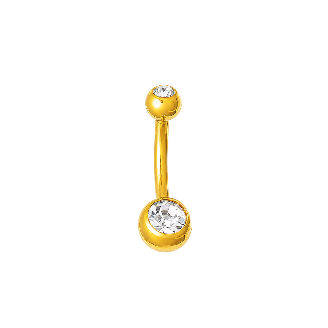 Stone plated gold plated titanium 1.6mm (PVD Titanium G23)