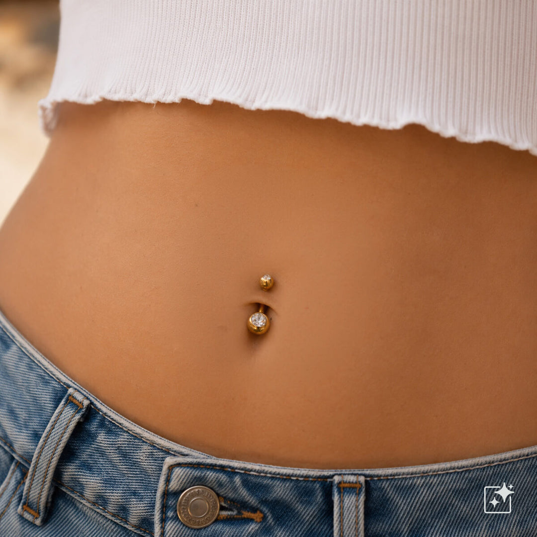 Stone plated gold plated titanium 1.6mm (PVD Titanium G23)
