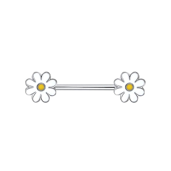 Bunte Blume Brustwarze Armband 1.6mm (Stahl 316L)