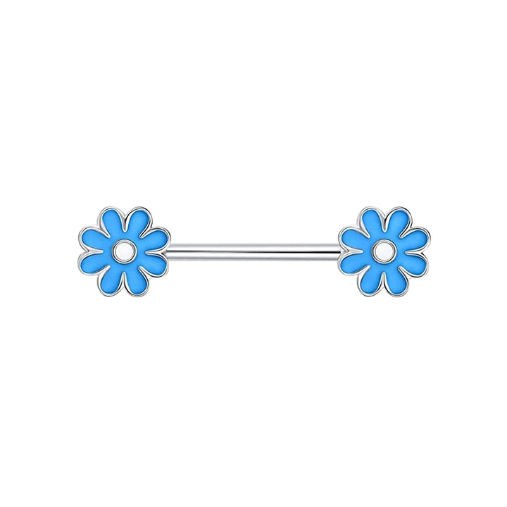 Colourful flower nipple bracelet 1.6mm (Steel 316L)