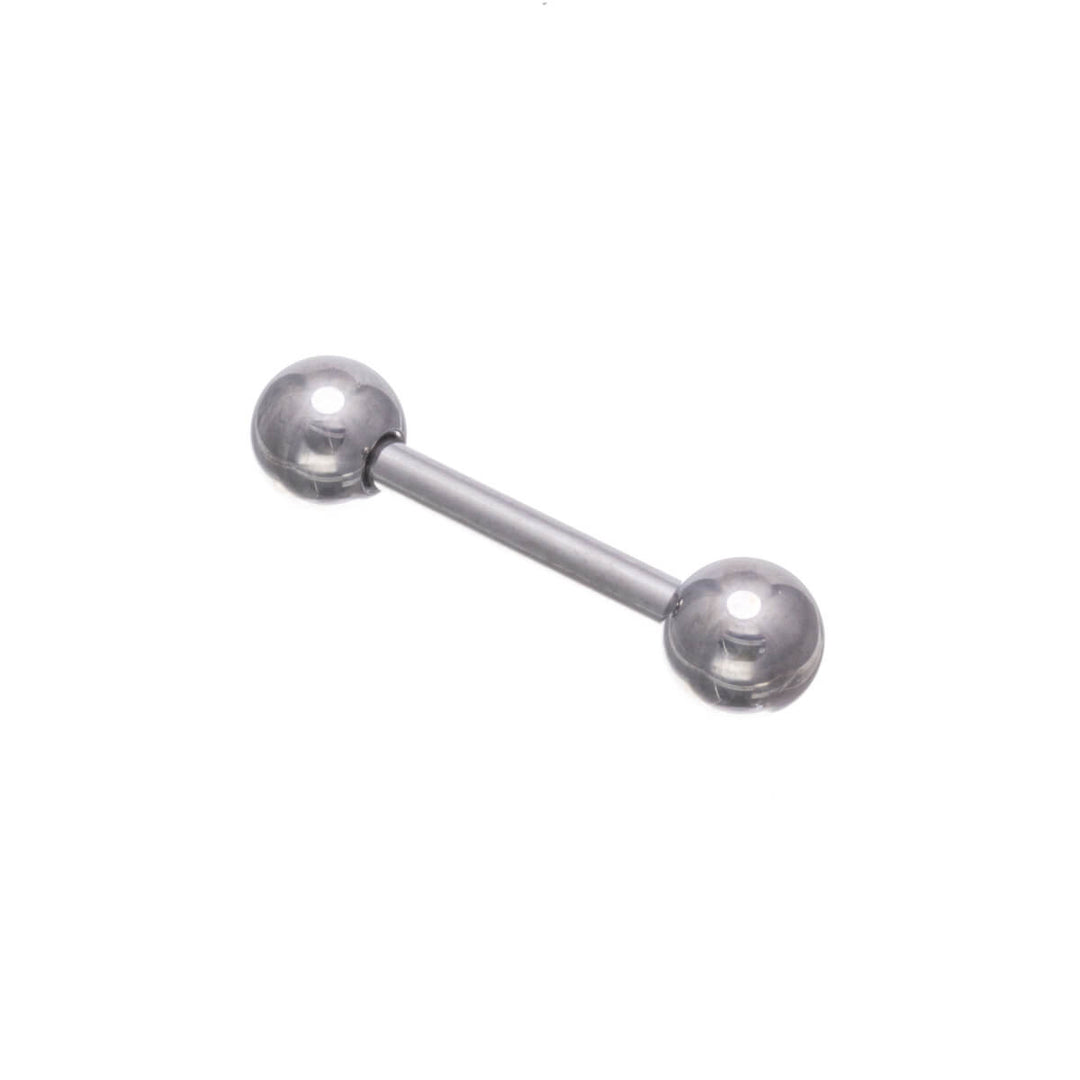 Straight pin tongue barbell 1.6mm (Titanium G23)