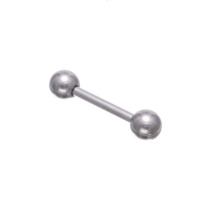 Straight pin tongue barbell 1.6mm (Titanium G23)