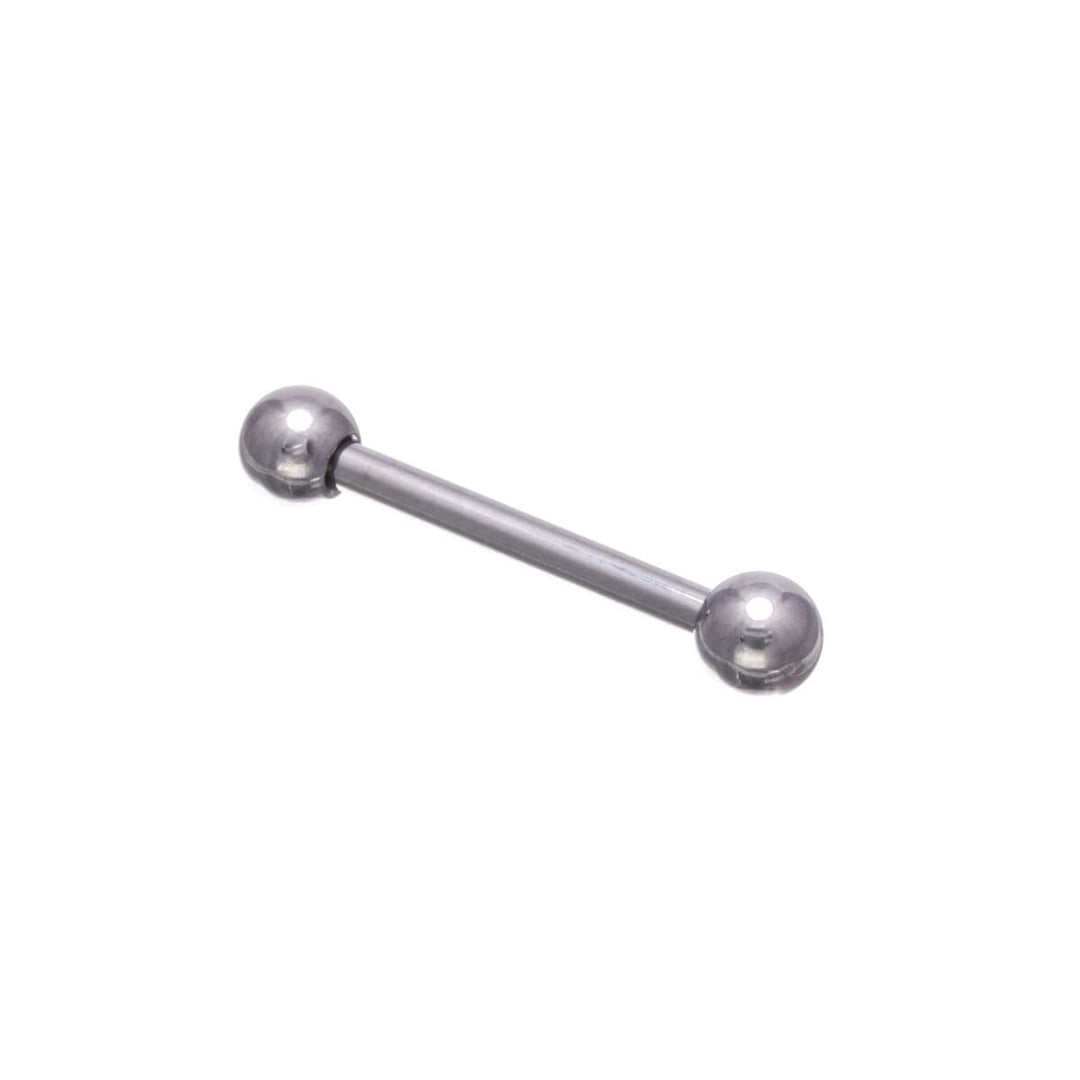 Straight pin tongue barbell 1.6mm (Titanium G23)