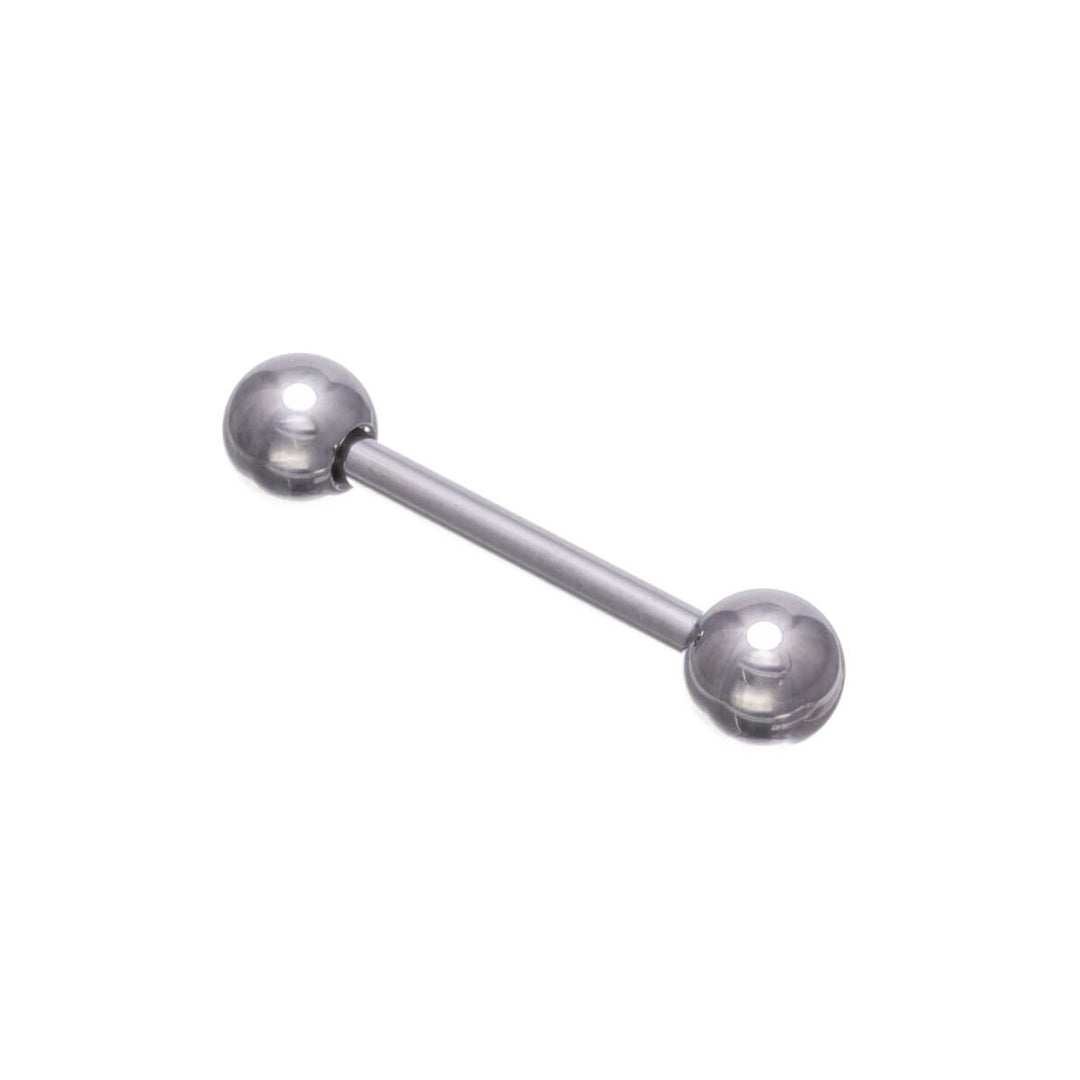 Straight pin tongue barbell 1.6mm (Titanium G23)