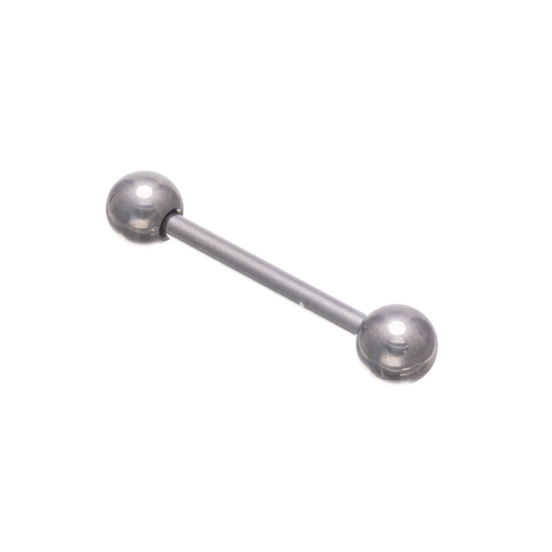 Straight pin tongue barbell 1.6mm (Titanium G23)