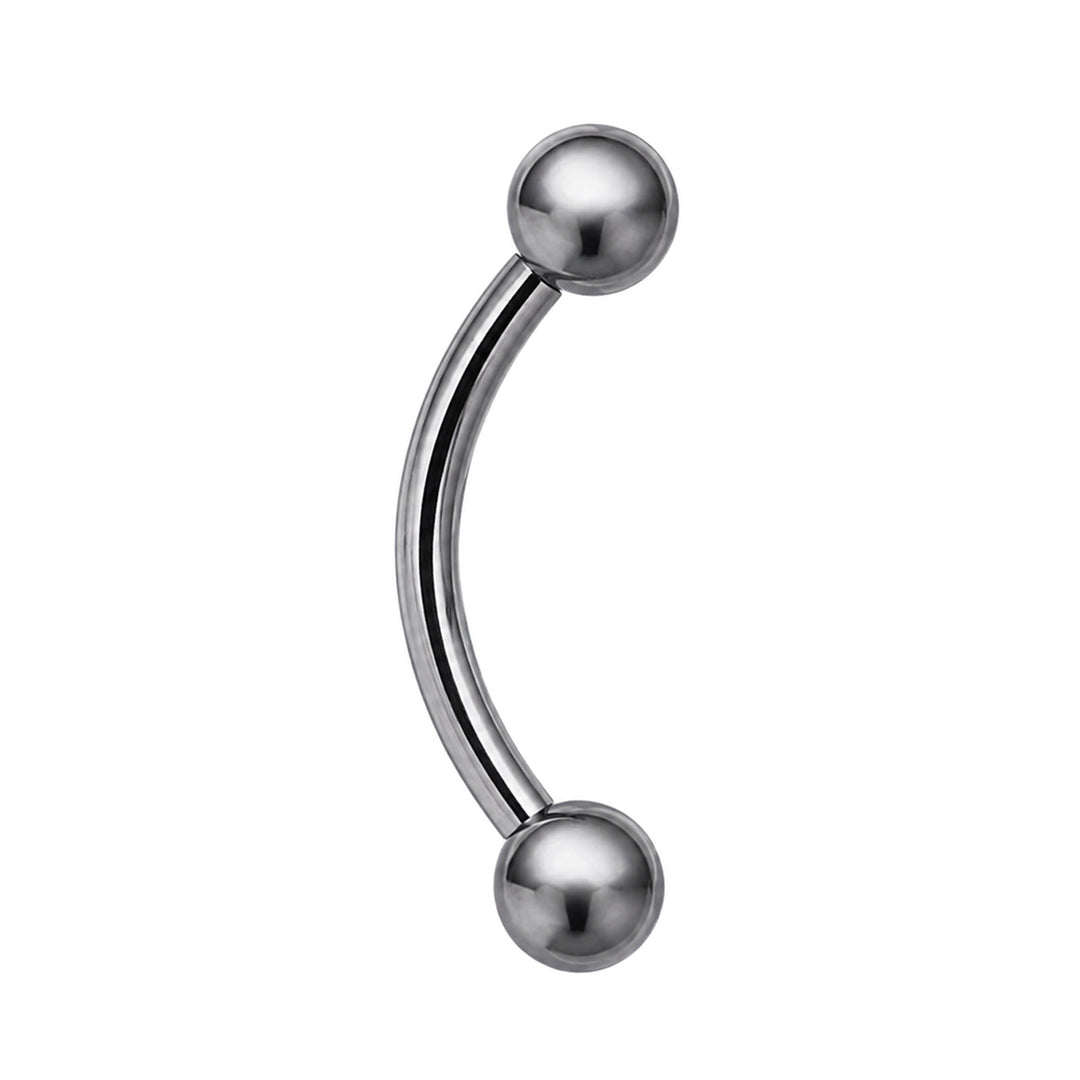 Titanium eyebrow curved pin 1.2mm (Titanium G23)