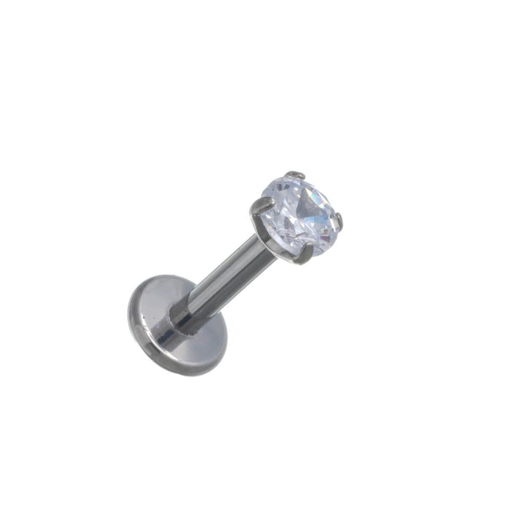 Labret zirconia stony lip tube 1.2mm (Titanium G23)