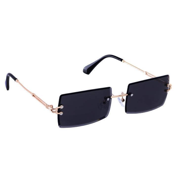 Rectangular sunglasses Frameless lenses