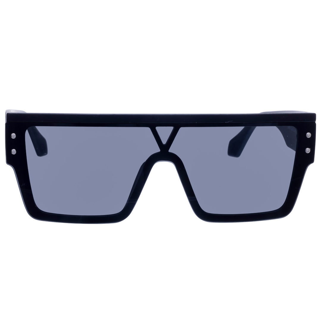 Flache abgewinkelte Sonnenbrille mit flachem Deckel