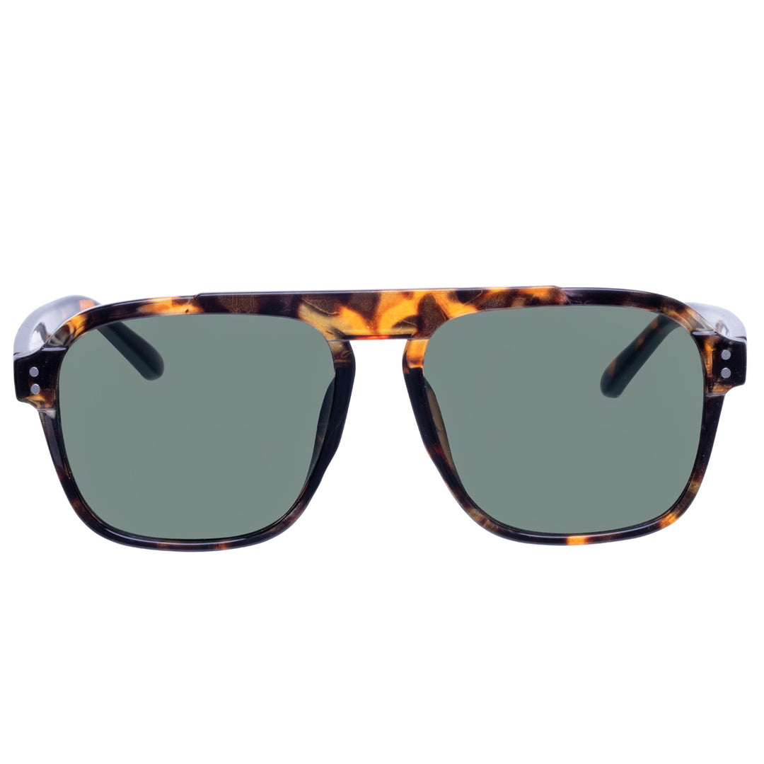 Gewinkelte Piloten-Sonnenbrille mit flachem Oberteil