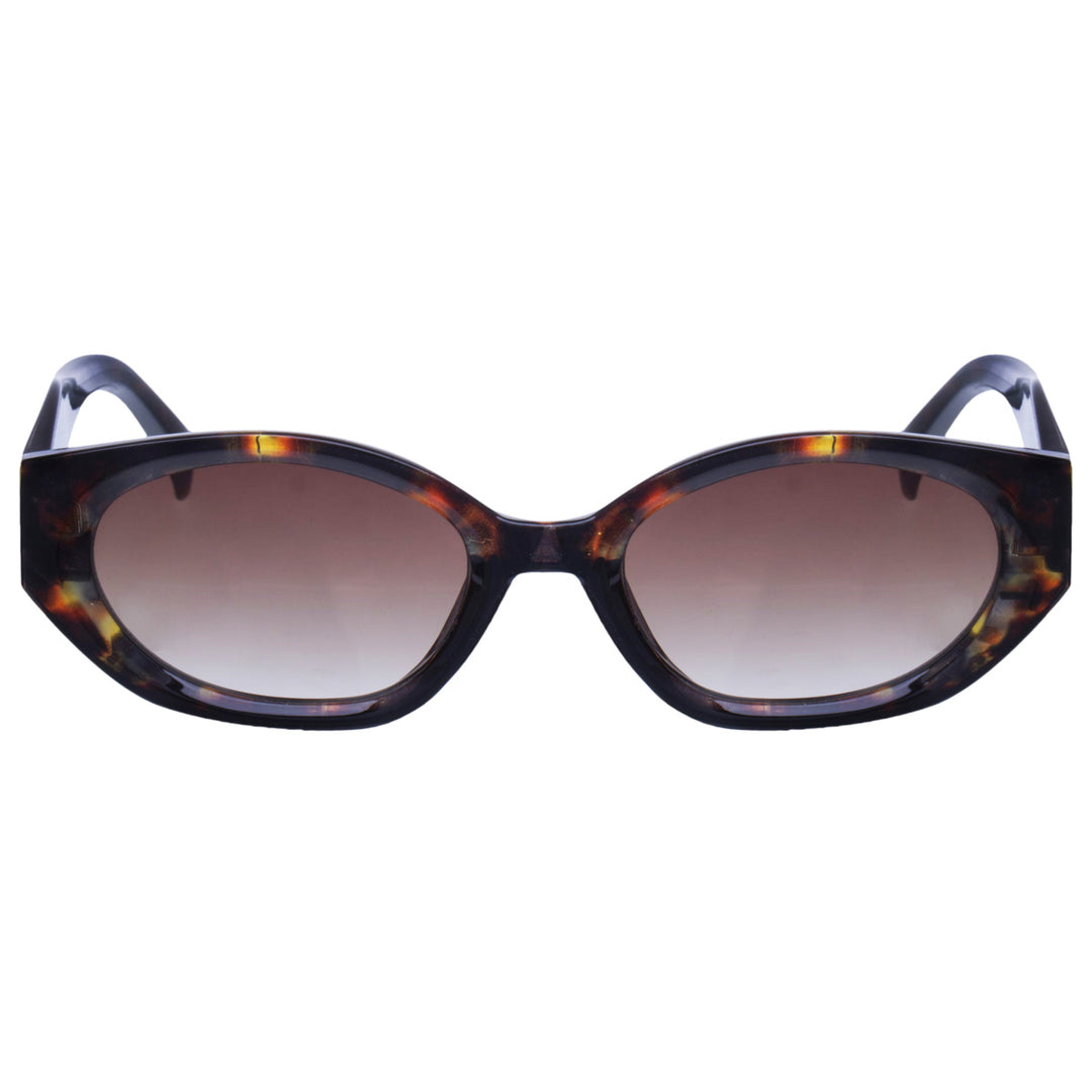 Ovale eckige Sonnenbrille