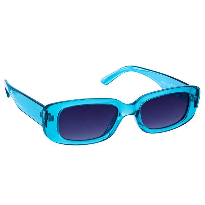 Rectangular polarised sunglasses