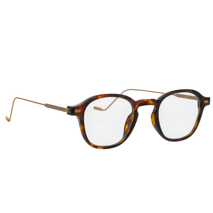 Schmale, eckige Imagebrille Fake-Brille
