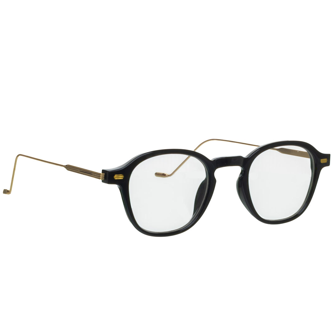 Schmale, eckige Imagebrille Fake-Brille