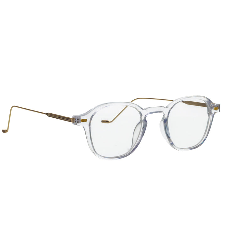 Schmale, eckige Imagebrille Fake-Brille