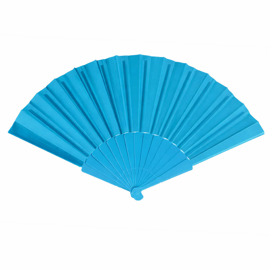 Sininen viuhka taivutettava pieneen tilaan