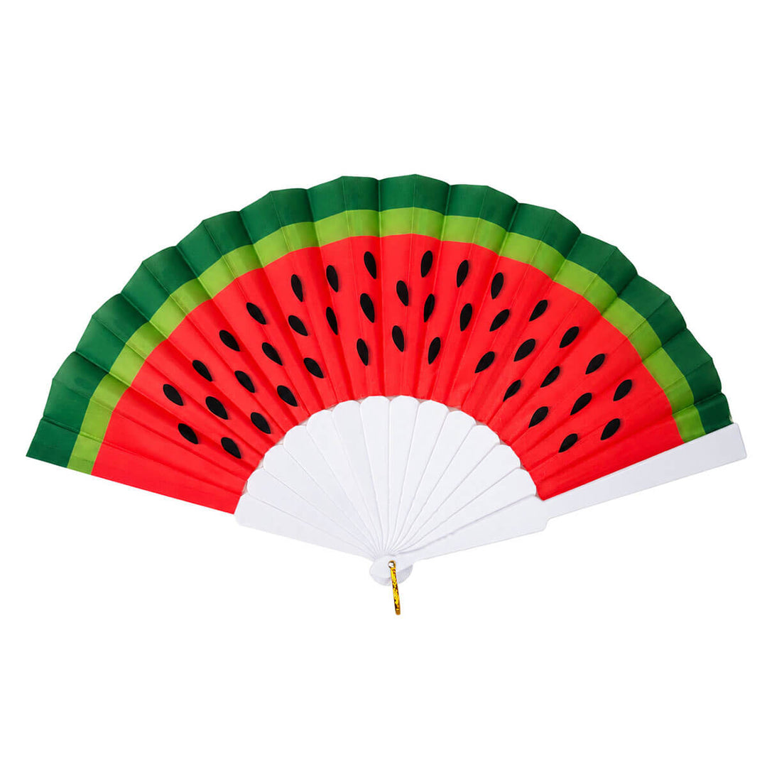 Fruktfläkt 23 cm – Flerfärgad handfläkt